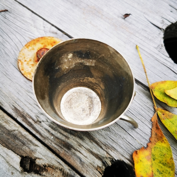 Vintage Pewter Elephant Wine Bottle Topper Shot Glass - Picture 10 of 14